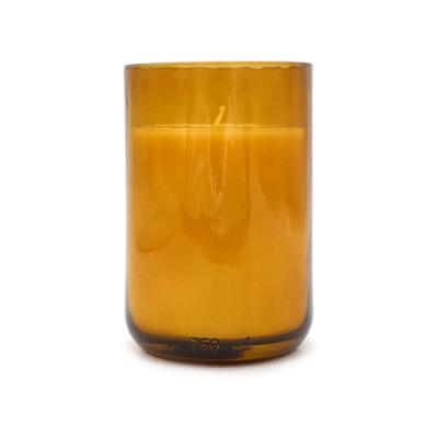 China Making Scented Candles LKA25P Recycling Wine Glass Candle Holder For DIY Candle Making for sale