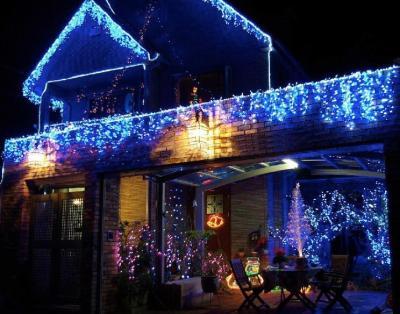 China 8 Patterns Lighting Waterproof Outdoor Christmas LED Street Light Icicle Red Green Lights for sale