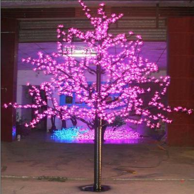 China Waterproof H 2m Diameter 1.4m Garden Decoration Street Christmas Led Cherry Blossom Tree Lights Led Cherry Blossom Tree Light for sale