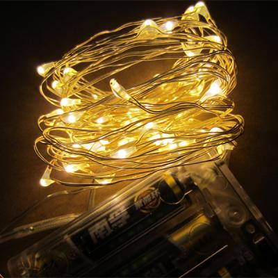 China Flashing / Static On / Timer Decorative Christmas Copper Wire 3AA Battery Operated Fairy Led String Lights for sale