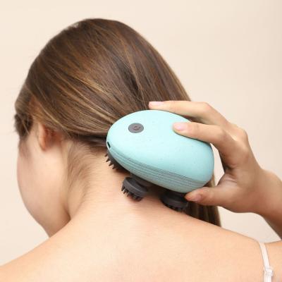 China Portable Handheld Head Electric Scalp Massager Head Scratcher Massager with Tissue Massage Kneading Comb for sale