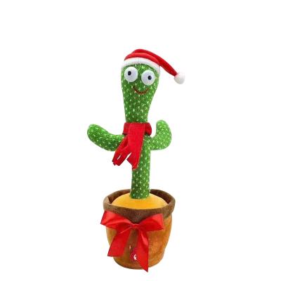 China The Cactus Toy TIKTOK Internet Celebrities Dance The Dancing Cactus Plush Toys Electronic Shake 12*32 for sale