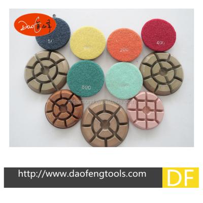 China High Efficiency Floor Renovation Pad Resin Grinding And Polishing Pad for sale