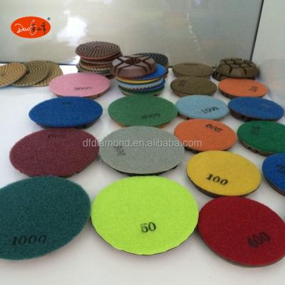 China Wet Polishing Stone Diamond Floor Pads For Concrete Grinding for sale