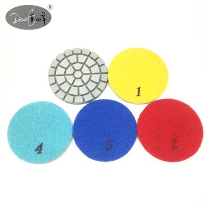 China Professional High Efficiency Floor Machine Diamond Floor Polishing Pads for Concrete, Terrazzo, Stones, DRY & WET use-Premium Quality for sale