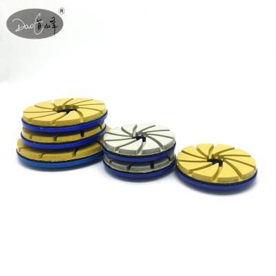 China DAOFENG Wheel Edge Wheel Aluminum Resin Chamfering Polishing Wheel For Granite Stone Marble for sale