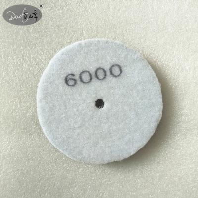 China High Quality SPONGE DAOFENG Polishing Pad Backing Pad 6000# Abrasive Polishing Sponge Pads for Granite Marble and Quartz for sale