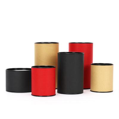 China Recycled Materials Cylinder Candle Packaging Around Cosmetic Craft Logo Paper Card Crazy Sale Custom Pack Horse Oil Perfume Box Tube for sale