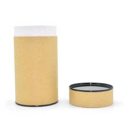 China Recycled Materials Sun Packing Cylinder Cosmetic Friendly Round Shipping Container Paper For Match Tube Box for sale