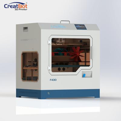 China CreatBot F430 3d Equipment Metal 3d Printing Machine High Resolution Print 3d Printer Ensures Printer Vinyl Cutter Unobstructed Extruder CNC Printing 3d for sale