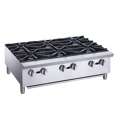 China Portable High Quality Commercial Hot Dish 6 Burners Hot Dish Cooker Adjustable Size For Restaurant Use for sale