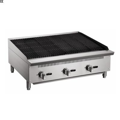 China High Sales Adjustable Size Charbroiler Gas Charbroiler Restaurant Hotel Equipment Gas Grill Chicken Charbroiler BBQ Grill for sale