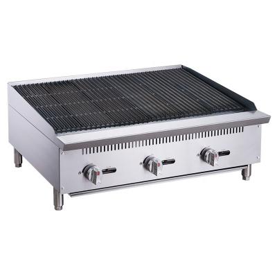 China Charbroiler Adjustable High Gas Size Sales Charbroiler Commercial BBQ Grill With CE/CB/ETL/SASO/SAA Certificate Approval for sale