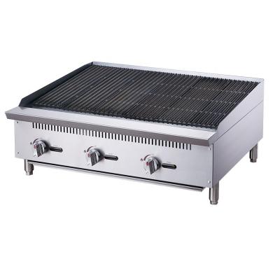 China Top Sales Charbroiler Gas Charbroiler Height Adjustable BBQ Grill 48