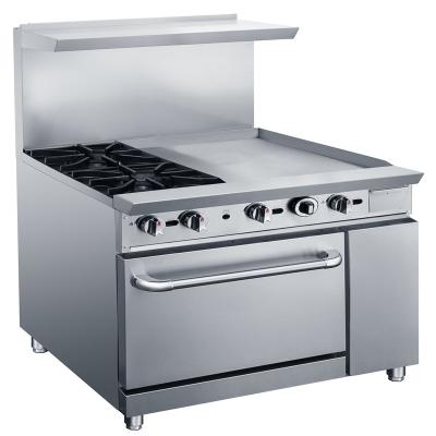 China Adjustable Height Free Standing Range With 2 Burners Hot Plate Stainless Steel Gas Oven Range With ETL/ROHS/CE/CB/SAA/SASO Certificates for sale