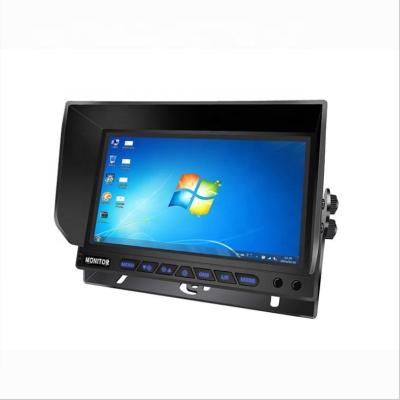 China With Rear Sensor Light Car View Monitor 7 Inch TFT LCD Screen Truck CCTV IPS Panel With VGA In Port for sale