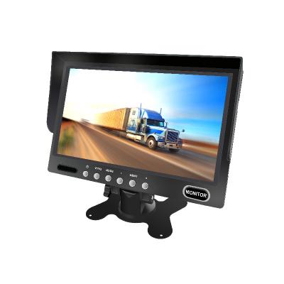 China 360 7 Inch Digital Panel DC24V Car Reverse LCD Display Rear View Car Monitor Camera System for sale