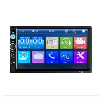 China 7Kind Color For Button Car MP5 7010b 7inch 2din Touch Screen Car Video Support Radio Radio Tuner Mirror Link FM for sale