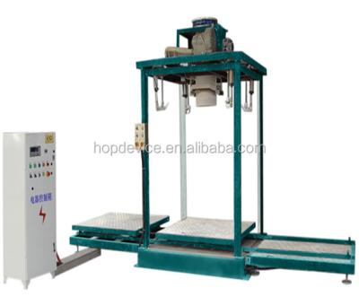 China Food Ton Bag Packing Machine For Jumbo Bag Packaging Machine With Roller Conveyor for sale