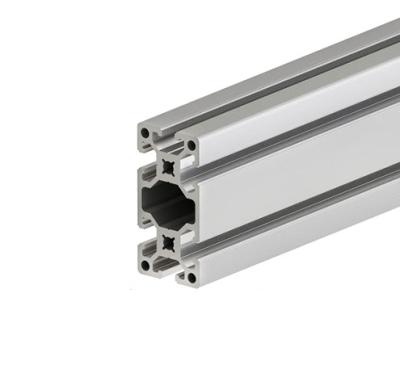 China Decorations 4080 mm Rectangular Aluminum T-slot Profile With Six Open T-slots for sale