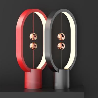 China Dhopshipping Modern ABS Plastic Home Decor Hengpro Magnetic Balance Board Lamp For Home Office Business Gift for sale