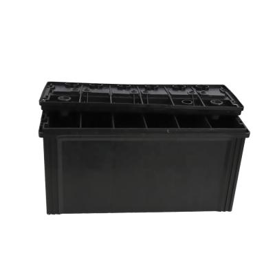 China High Redemption Rate 12v 100ah Car Lead Acid Battery Plastic Folklifts Battery Box Electric Battery Box for sale