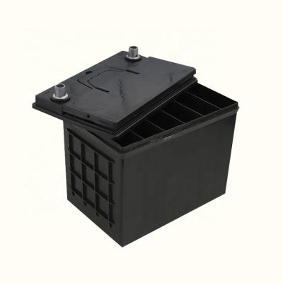 China Folklifts 12v 60ah Car Battery Box High Quality Electric Battery Box Car Battery Empty Plastic Shell for sale