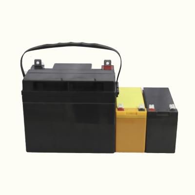 China Portable Pack Box Insurance Low Price 12v 33ah Lead Acid Battery Empty Plastic Battery Box for sale