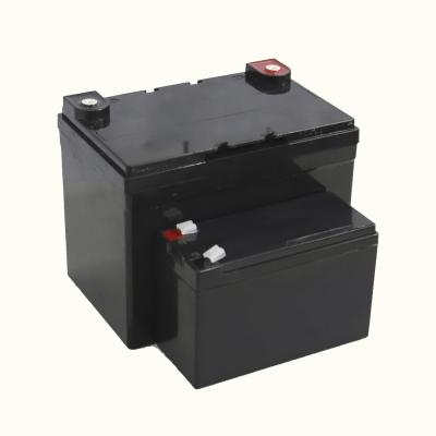 China Insurance manufacturer direct sales 12v 33ah lead acid battery spare plastic battery box for sale