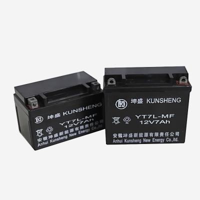 China Motorcycles Customized Long Life Lead Acid Battery Motorcycles 12v7ah Motorcycle Battery for sale