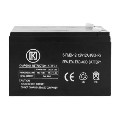 China Hot Sale Toy Batteries Rechargeable Lead Acid UPS 12V 12AH Deep Cycle Sealed AGM Battery for sale