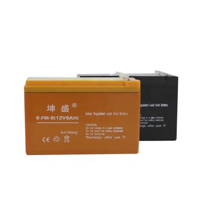 China Multifunctional Rechargeable Toys Batteries 12V 9AH Storage Sealed Deep Cycle Lead Acid Batteries for sale