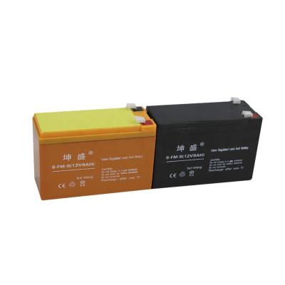 China Maintenance free lead acid batteries wholesale rechargeable deep cycle storage 12v 9ah UPS lead acid battery for toys for sale