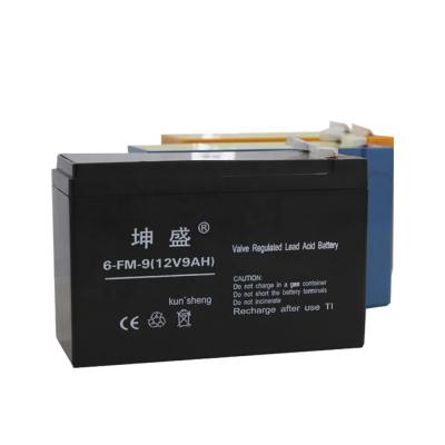 China Factory direct sales 12volt rechargeable lead acid batteries maintenance free 12v 9ah lead acid battery for power tools for sale