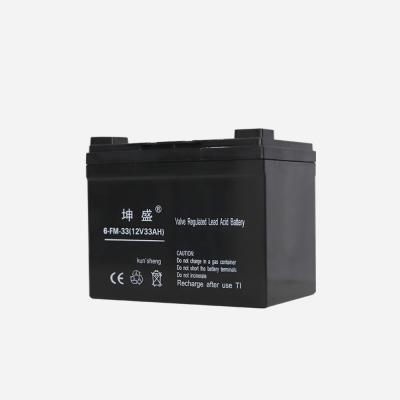 China 12V 33AH Lead Acid Batteries Good Quality AGM Storage Batteries Long Life Maintenance Free Lead Acid Battery For UPS for sale