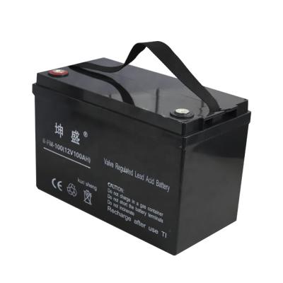 China Maintenance Free Lead Acid Batteries High Capacity Solar Power Storage Customized Sealed Lead Acid Battery 12V 100AH for sale