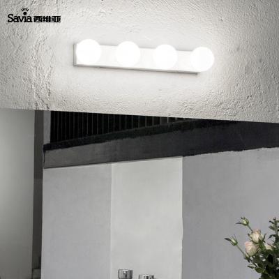 China Modern Waterproof Aluminum Vanity Light G9 Modern Waterproof Aluminum Vanity Light Wall Mirror Lamp Bathroom IP44 Makeup IP44 Savia Exterior Mounted for sale