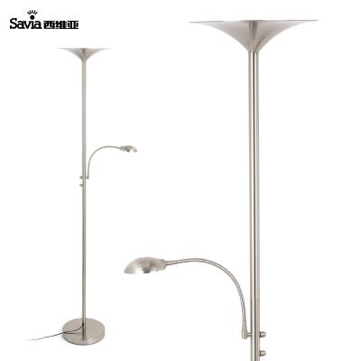 China Savia Mother/Father Parent and Child Standing Modern Decorative Floor Lamp with Reading Lights LED Ceiling WasherDimmer Adjustable Switch for sale