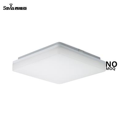 China Modern Led Indoor Outdoor Outdoor Mounted Savia Ceiling Light Square White Waterproof Acrylic Surface Mounted Wall Light 15w IP44 for sale