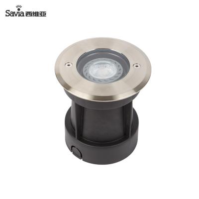 China GU10 Outdoor Landscape Light Stainless Steel Step Light Corner Garden Waterproof Recessed Recessed Underground Garden Lamp for sale