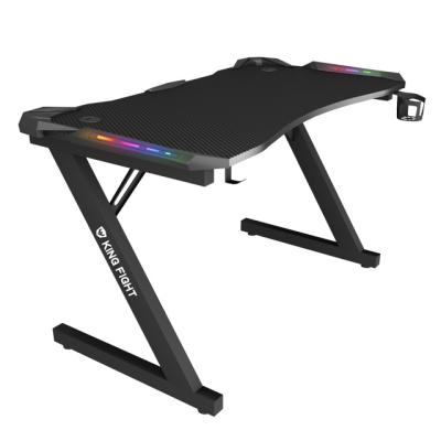 China (Size)Sate-Best Selling Gaming Table Adjustable With RGB Led Lights PC Laptop Gaming Desk GH-500 ZARGB Best for sale