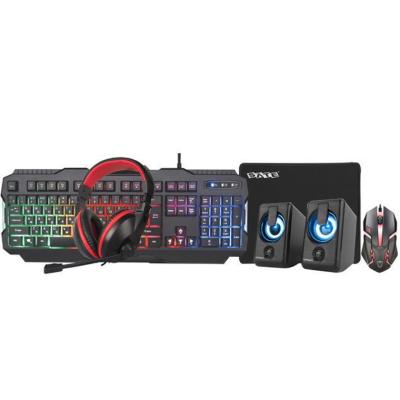 China High Sensitivity Earphone-Microphone Keyboard and Mouse Gaming Mouse Pad Combo KIT 5 IN 1 for sale