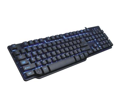 China High Sensitivity SATE Mechanical Keyboard Brand Semi - Stocked 104 Key Wired Backlight Keyboard K7 for sale