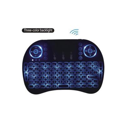 China Wireless SATISFY no MOQ RGB stockedMini keyboard wireless backlight combo brand AK-724G for sale