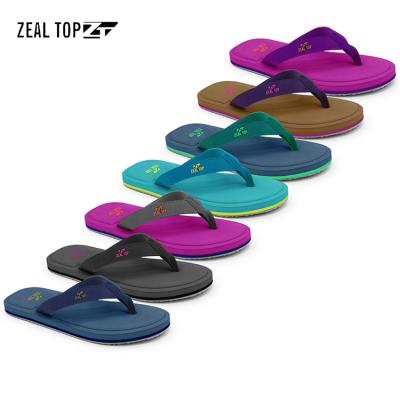 China Lightweight Custom Beach Slippers Colorful Flip Flop Slides Customized Slipper Fashion EVA Flip Flop Women Flip Flops Summer for sale