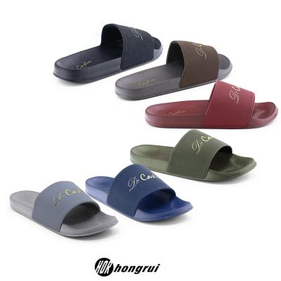 China Summer Lightweight Beach Fashion Custom Logo Slides Slipper Sandals Wholesale Outdoor Soft Lightweight Mens Slippers Slides for sale