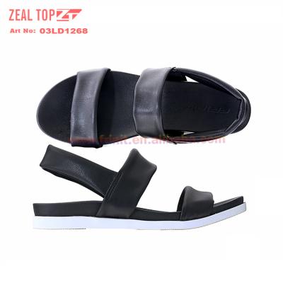 China Cushioning Custom Elastic PU 3D TPR Slippers Women Latest Fashion Women Summer Sandals Ladies Sandals Shape Non-slip Summer Sandals for sale