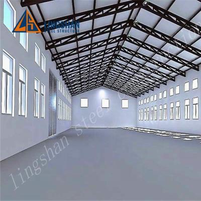 China Cheap Light Weight Hotel Construction 1000m2 Large High Speed ​​Steel Warehouse Shelves Workshop Building Construction for sale