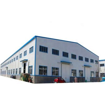 China 1000 Square Meter Warehouse Steel Workshop Pre Fabricated Industrial Shed Light Steel Structure Building for sale