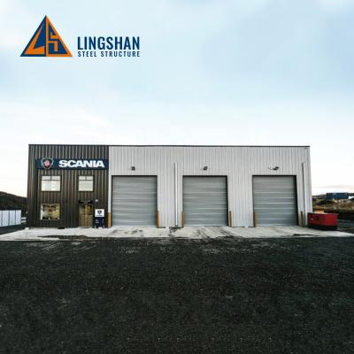 China Steel Workshop Low Cost Construction Warehouse Design Fabricated Hall Construction Steel Structure Warehouse for sale